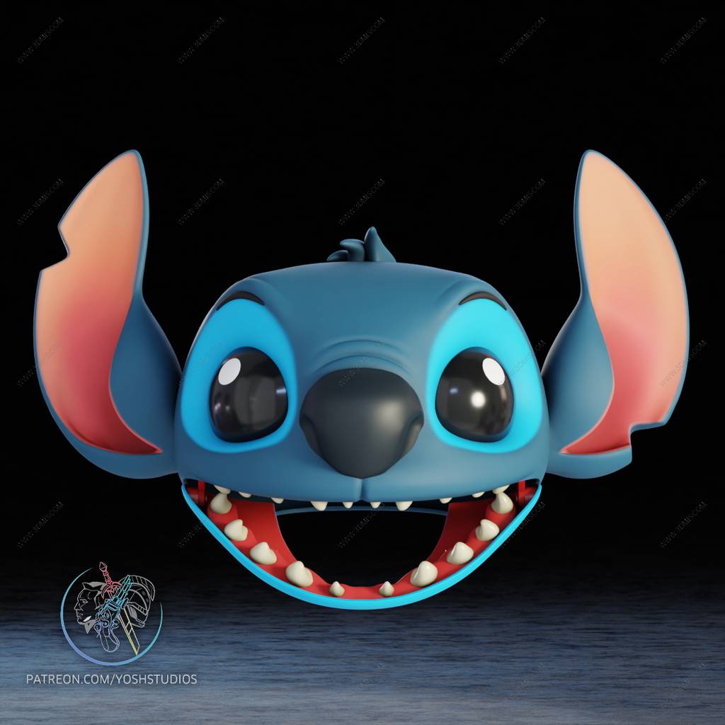 P站图纸印象馆 Yosh 星际宝贝 史迪奇的面具 Yosh 星际宝贝 史迪奇的面具