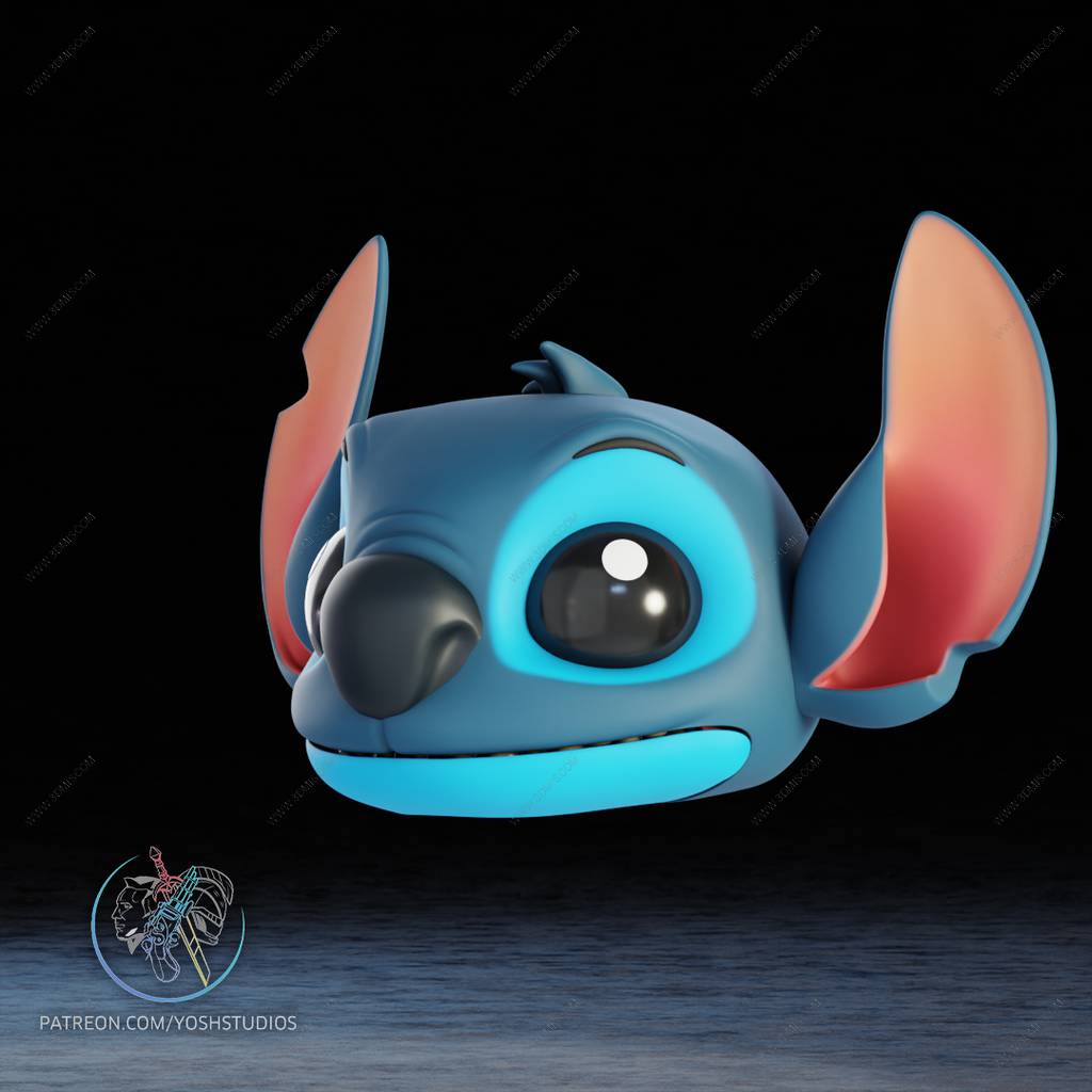 P站图纸印象馆 Yosh 星际宝贝 史迪奇的面具 Yosh 星际宝贝 史迪奇的面具