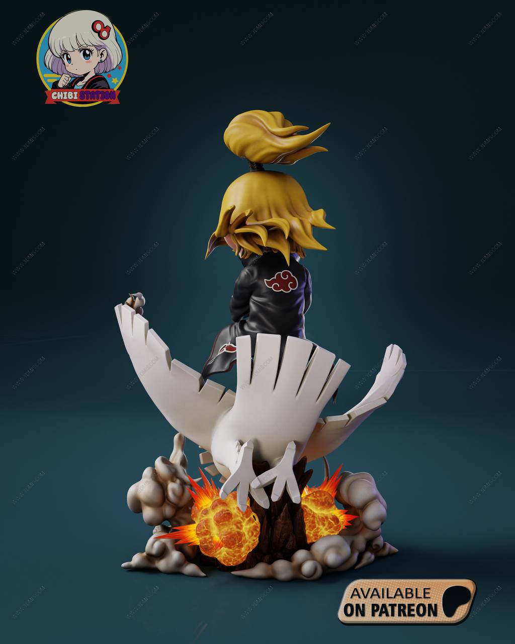 P站图纸印象馆 Chibi Station 火影忍者 迪达拉 Chibi Station 火影忍者 迪达拉