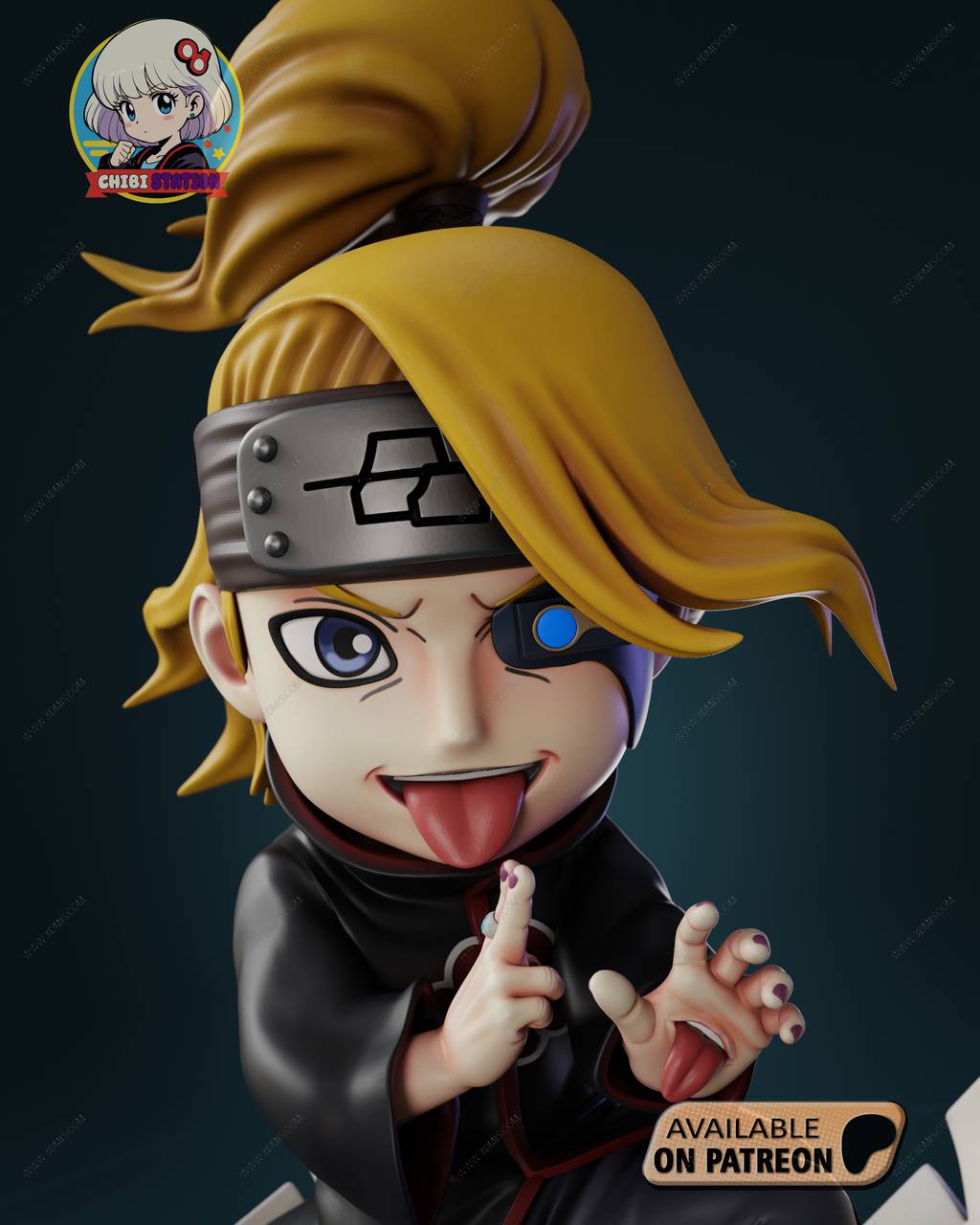 P站图纸印象馆 Chibi Station 火影忍者 迪达拉 Chibi Station 火影忍者 迪达拉