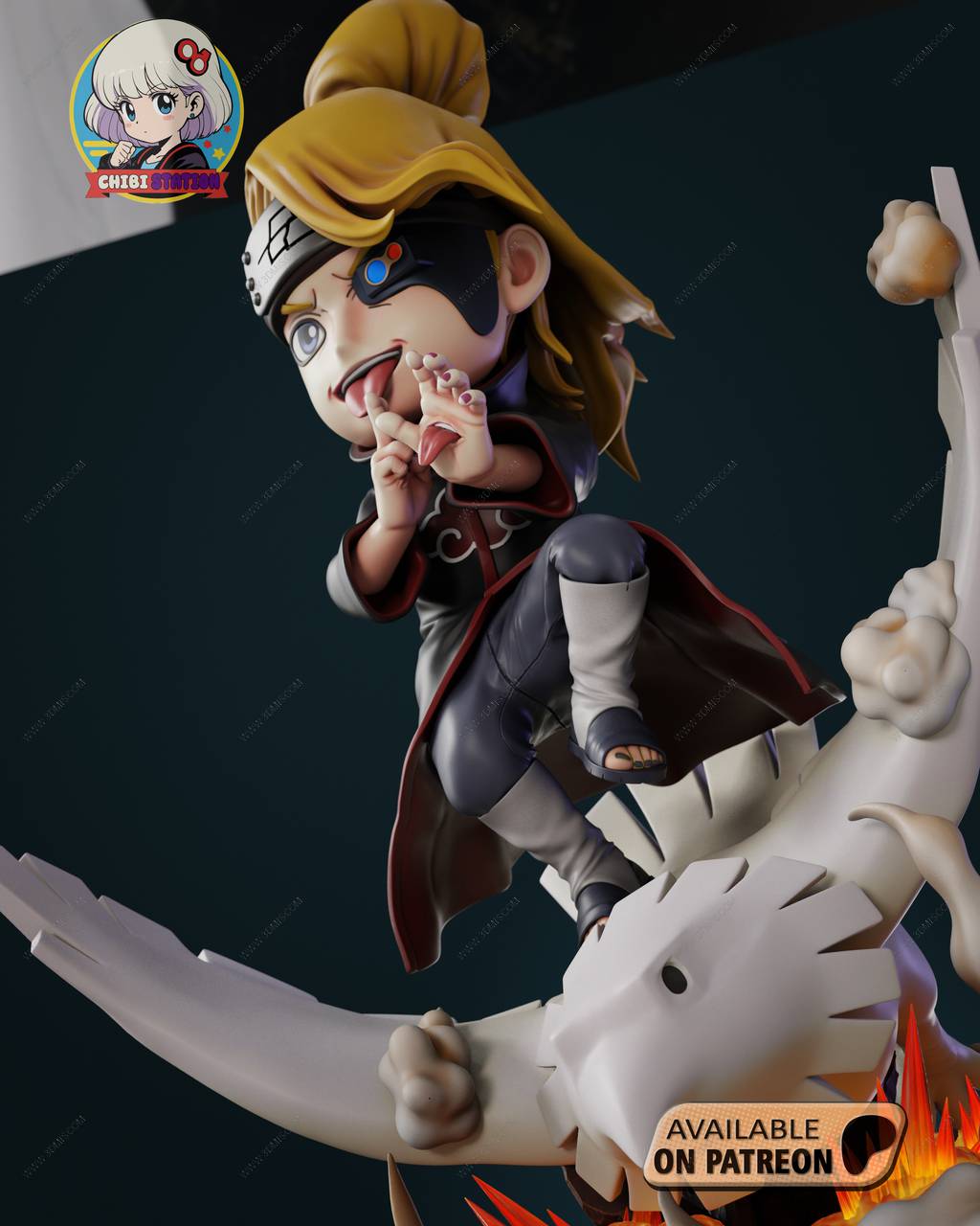 P站图纸印象馆 Chibi Station 火影忍者 迪达拉 Chibi Station 火影忍者 迪达拉