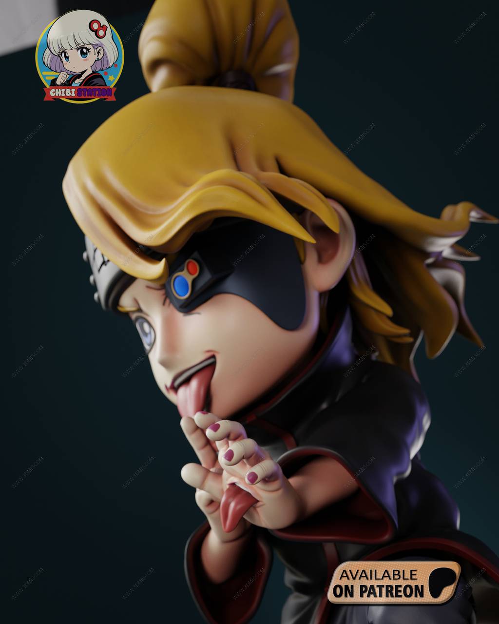 P站图纸印象馆 Chibi Station 火影忍者 迪达拉 Chibi Station 火影忍者 迪达拉