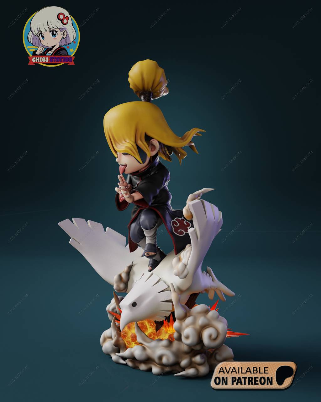 P站图纸印象馆 Chibi Station 火影忍者 迪达拉 Chibi Station 火影忍者 迪达拉