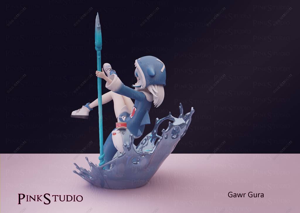 P站图纸印象馆 Pink Studio 虚拟偶像 噶呜·古拉 Pink Studio 虚拟偶像 噶呜·古拉