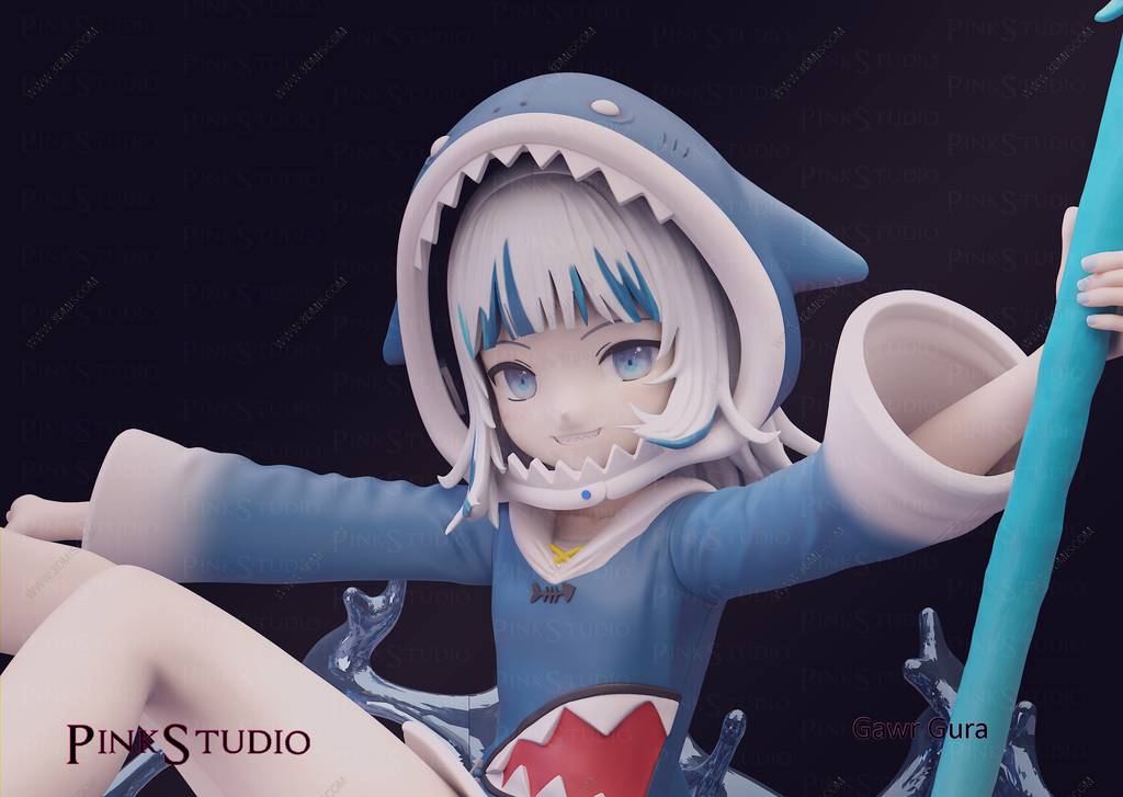 P站图纸印象馆 Pink Studio 虚拟偶像 噶呜·古拉 Pink Studio 虚拟偶像 噶呜·古拉