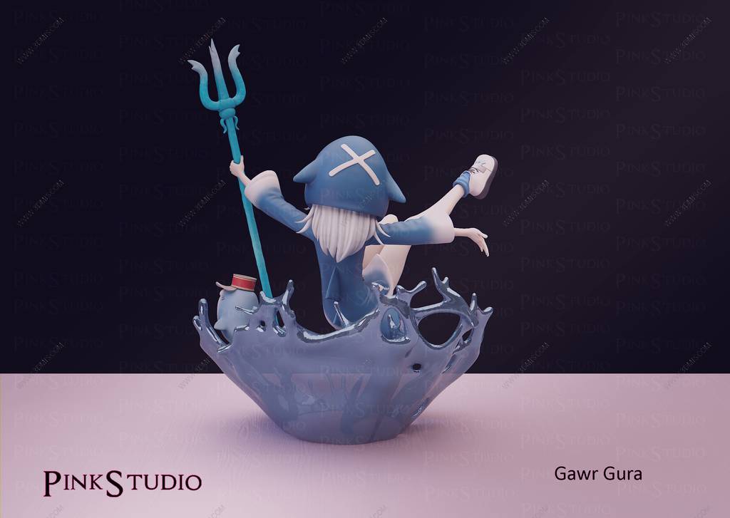 P站图纸印象馆 Pink Studio 虚拟偶像 噶呜·古拉 Pink Studio 虚拟偶像 噶呜·古拉