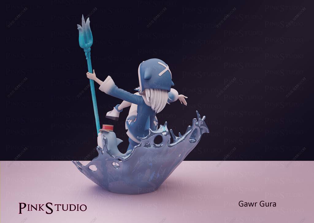 P站图纸印象馆 Pink Studio 虚拟偶像 噶呜·古拉 Pink Studio 虚拟偶像 噶呜·古拉