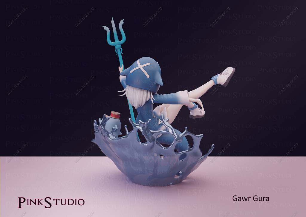 P站图纸印象馆 Pink Studio 虚拟偶像 噶呜·古拉 Pink Studio 虚拟偶像 噶呜·古拉