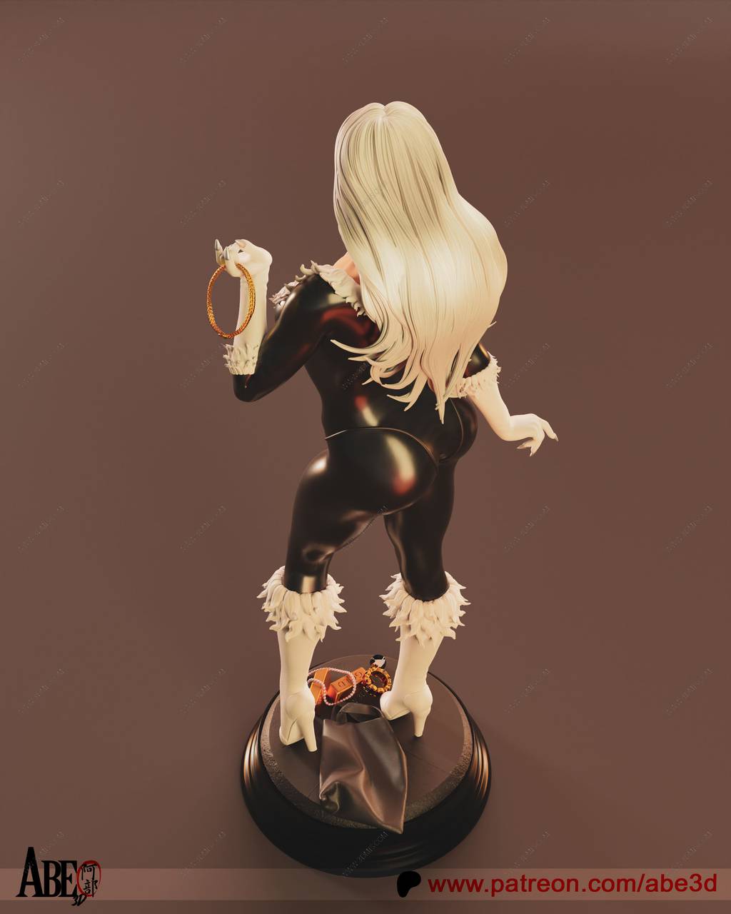 P站图纸印象馆 ABE3D DC漫画 黑猫 ABE3D DC漫画 黑猫