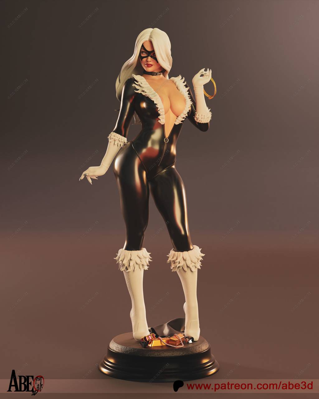 P站图纸印象馆 ABE3D DC漫画 黑猫 ABE3D DC漫画 黑猫