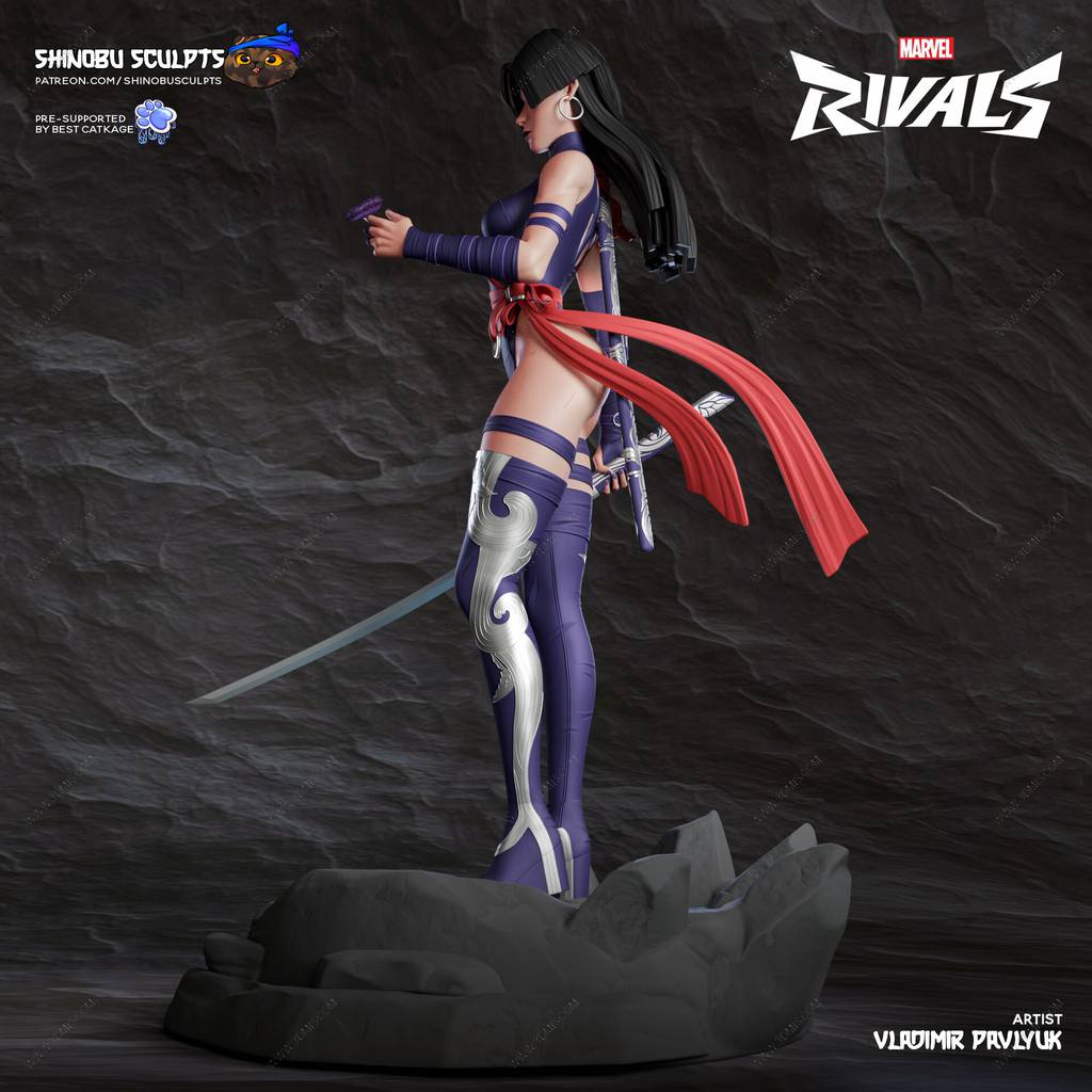 P站图纸印象馆 Shinobu Sculpts 漫威 灵蝶 Shinobu Sculpts 漫威 灵蝶