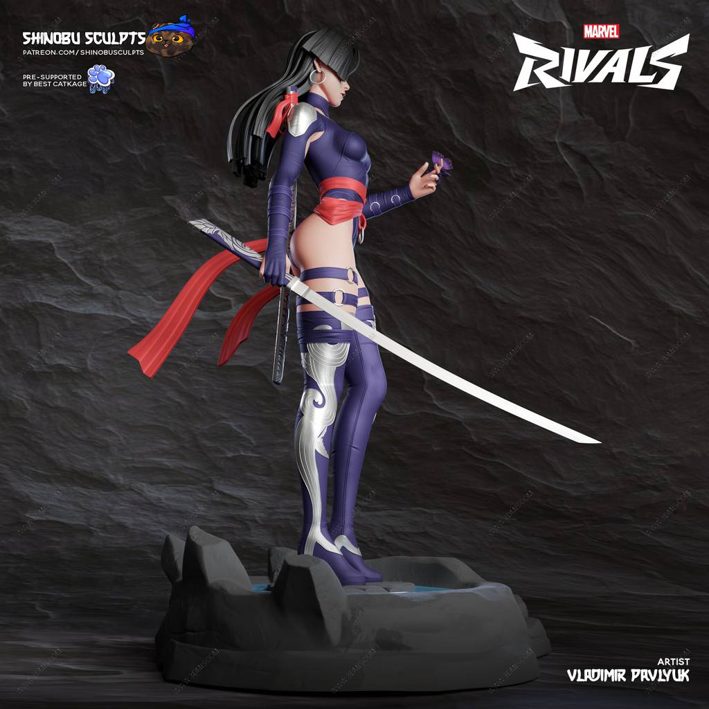 P站图纸印象馆 Shinobu Sculpts 漫威 灵蝶 Shinobu Sculpts 漫威 灵蝶