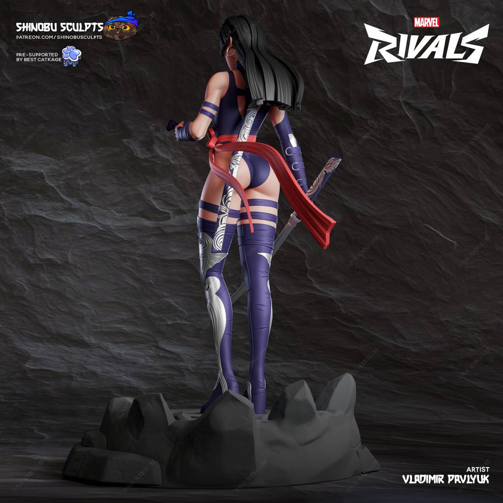 P站图纸印象馆 Shinobu Sculpts 漫威 灵蝶 Shinobu Sculpts 漫威 灵蝶