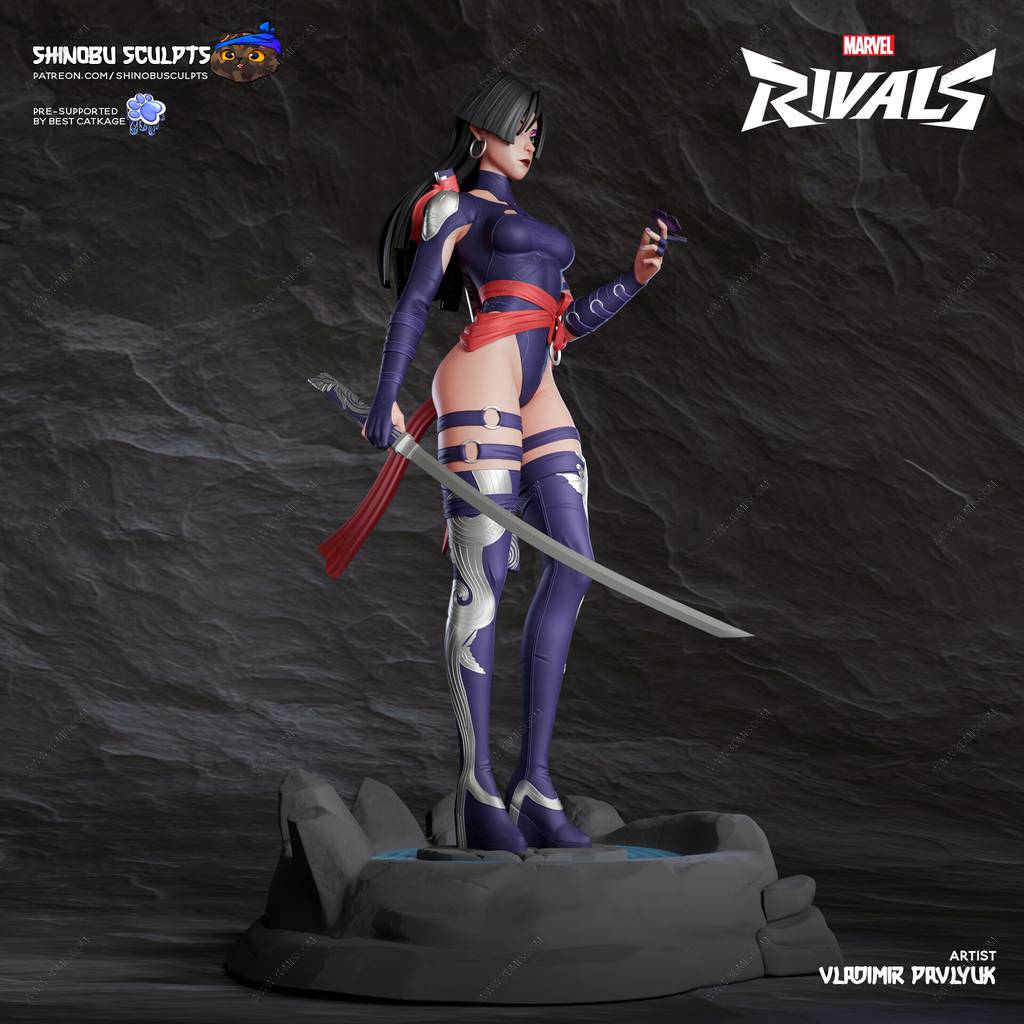 P站图纸印象馆 Shinobu Sculpts 漫威 灵蝶 Shinobu Sculpts 漫威 灵蝶