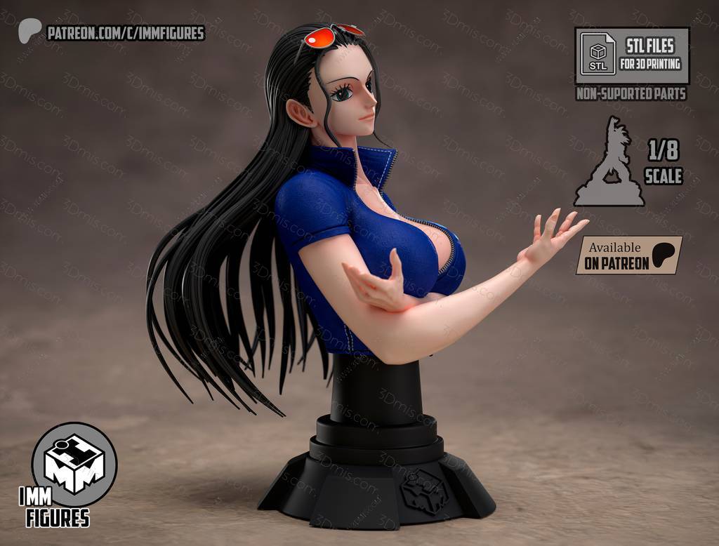 P站图纸印象馆 海贼王 妮可·罗宾 海贼王 妮可·罗宾