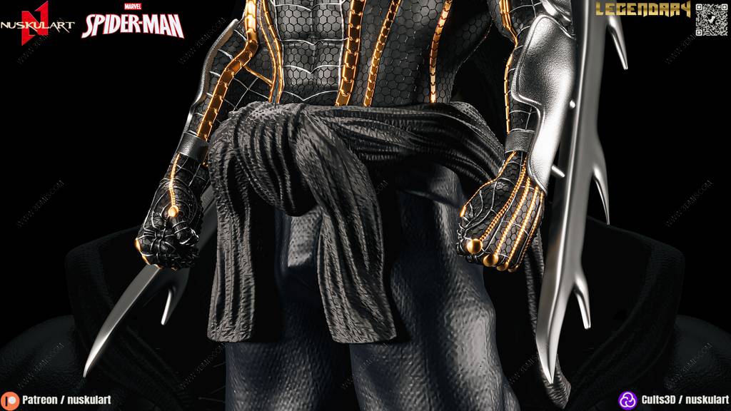 P站图纸印象馆 Nuskul Art 漫威 毒液版蜘蛛侠 Nuskul Art 漫威 毒液版蜘蛛侠