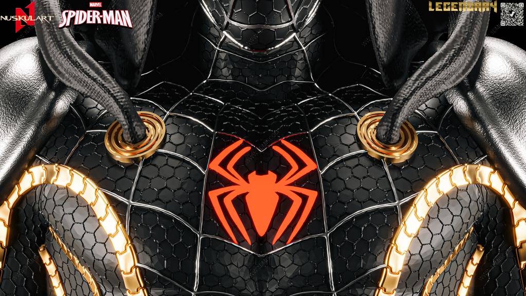 P站图纸印象馆 Nuskul Art 漫威 毒液版蜘蛛侠 Nuskul Art 漫威 毒液版蜘蛛侠