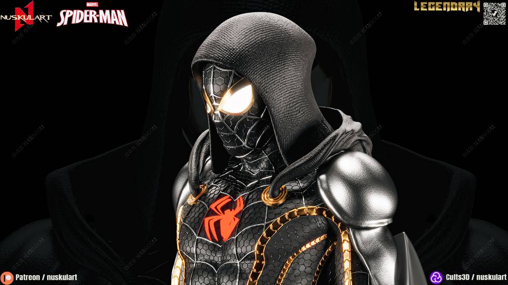 P站图纸印象馆 Nuskul Art 漫威 毒液版蜘蛛侠 Nuskul Art 漫威 毒液版蜘蛛侠