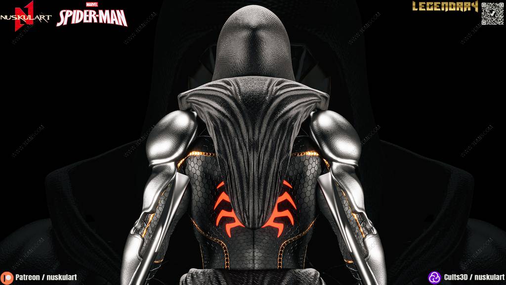 P站图纸印象馆 Nuskul Art 漫威 毒液版蜘蛛侠 Nuskul Art 漫威 毒液版蜘蛛侠
