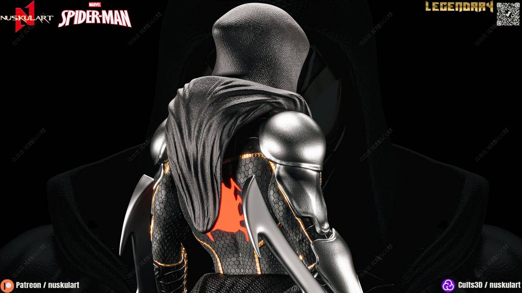 P站图纸印象馆 Nuskul Art 漫威 毒液版蜘蛛侠 Nuskul Art 漫威 毒液版蜘蛛侠