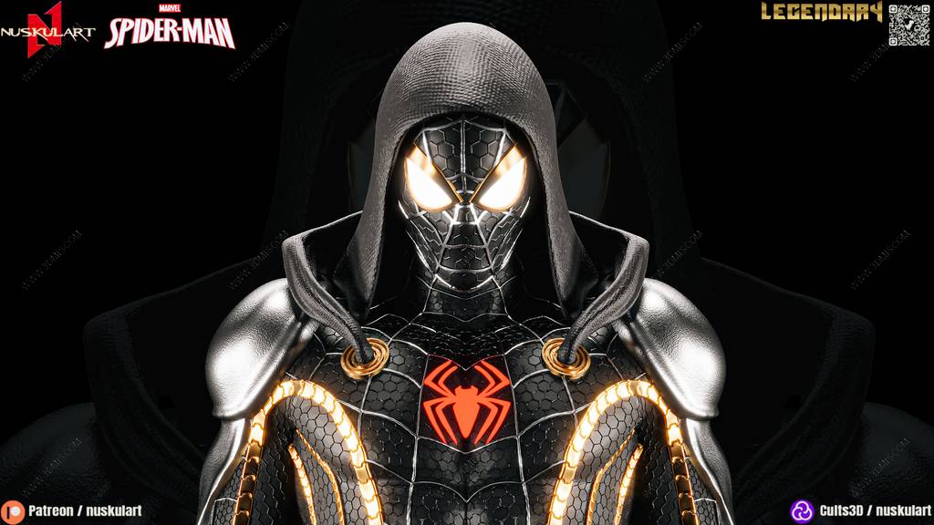 P站图纸印象馆 Nuskul Art 漫威 毒液版蜘蛛侠 Nuskul Art 漫威 毒液版蜘蛛侠