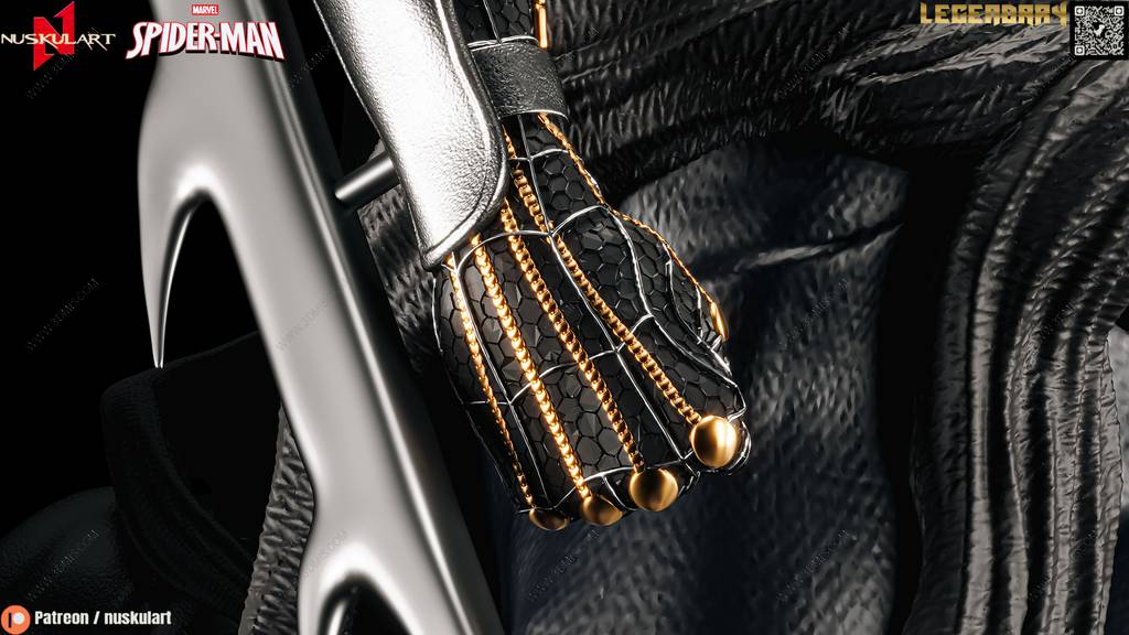 P站图纸印象馆 Nuskul Art 漫威 毒液版蜘蛛侠 Nuskul Art 漫威 毒液版蜘蛛侠