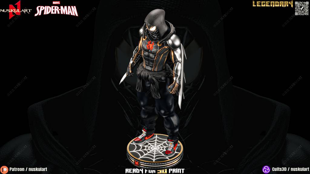 P站图纸印象馆 Nuskul Art 漫威 毒液版蜘蛛侠 Nuskul Art 漫威 毒液版蜘蛛侠