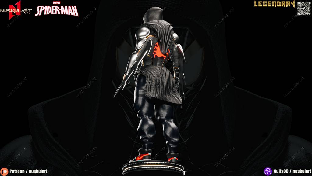 P站图纸印象馆 Nuskul Art 漫威 毒液版蜘蛛侠 Nuskul Art 漫威 毒液版蜘蛛侠