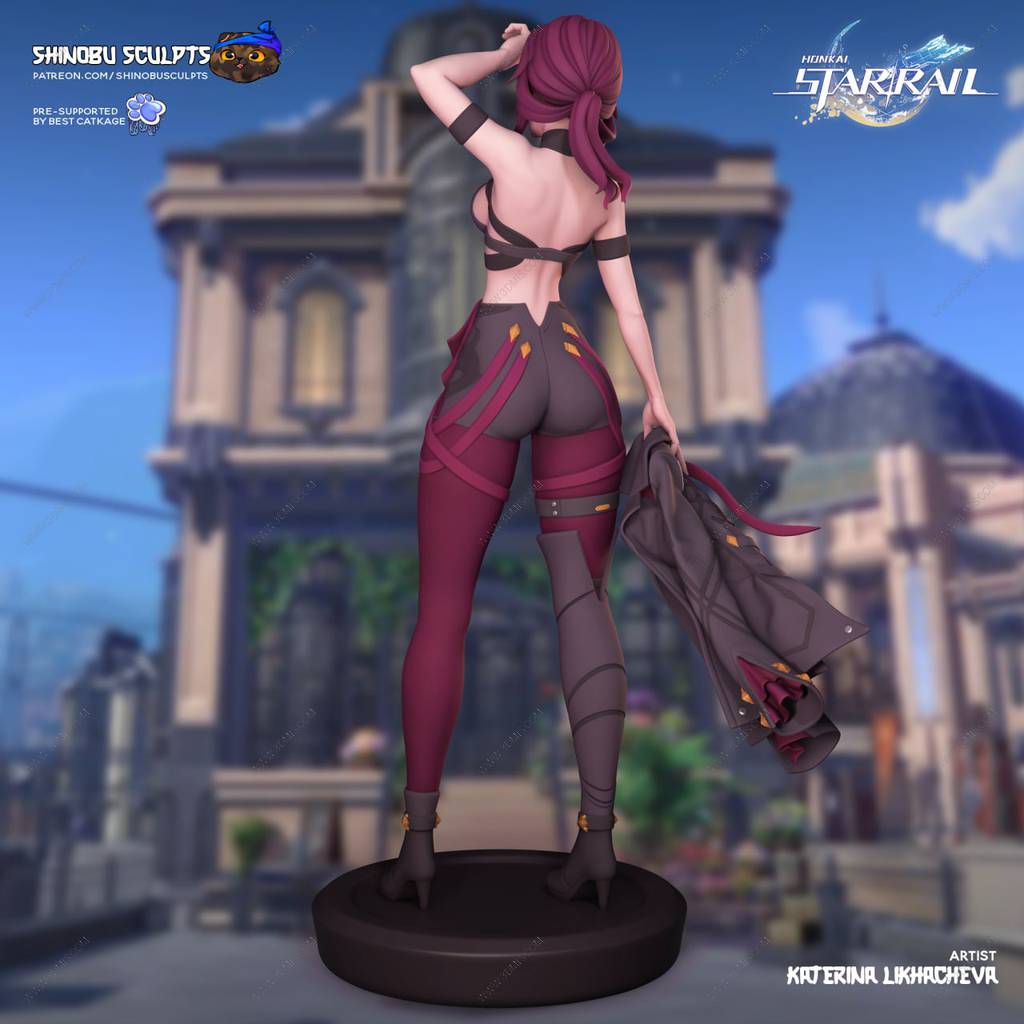 P站图纸印象馆 Shinobu Sculpts 崩坏:星穹铁道 卡芙卡 Shinobu Sculpts 崩坏:星穹铁道 卡芙卡