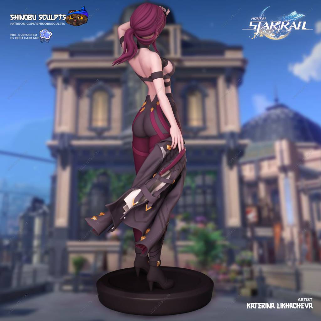 P站图纸印象馆 Shinobu Sculpts 崩坏:星穹铁道 卡芙卡 Shinobu Sculpts 崩坏:星穹铁道 卡芙卡