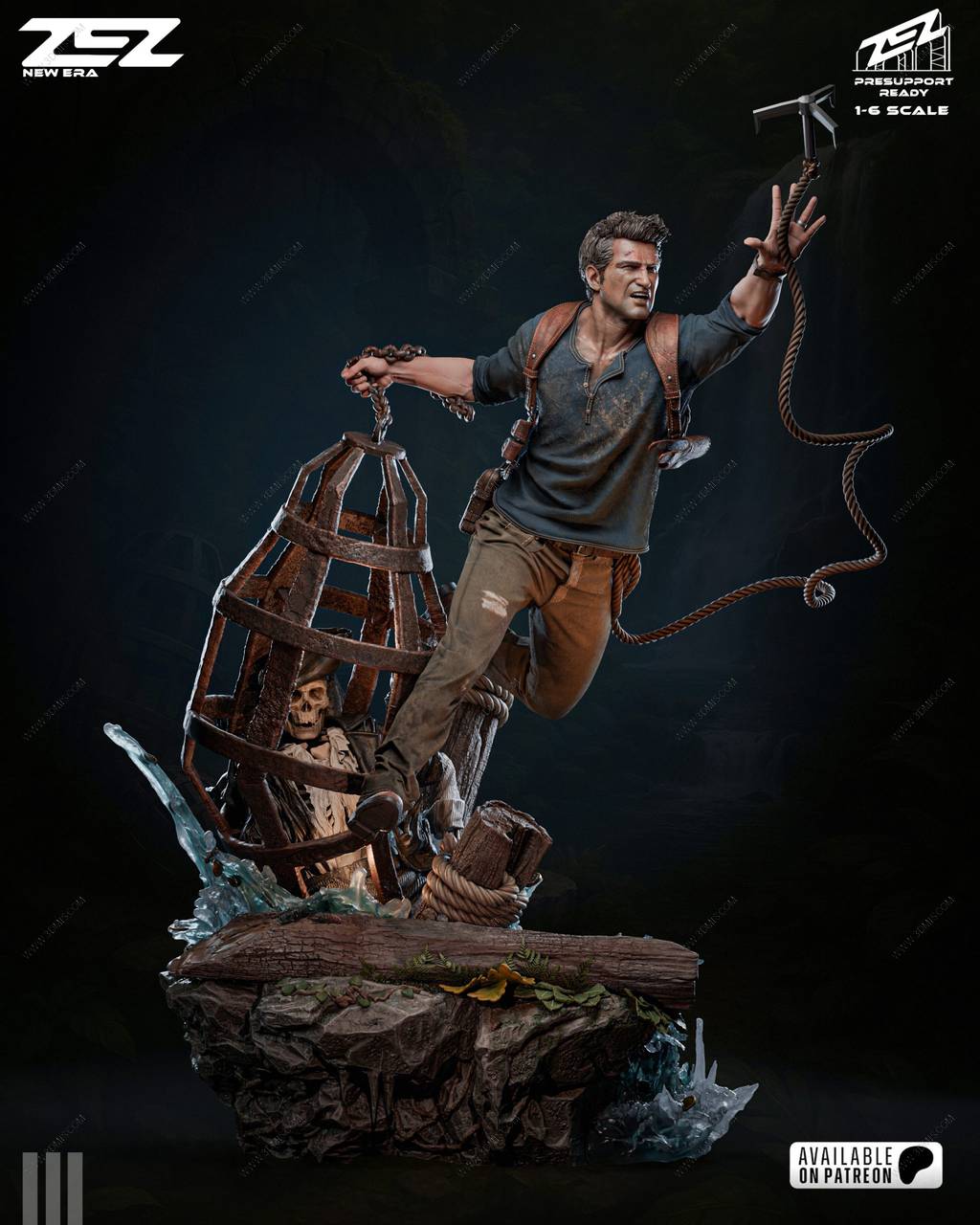 P站图纸印象馆 ZEZ STUDIOS 神秘海域 内森·德雷克 ZEZ STUDIOS 神秘海域 内森·德雷克