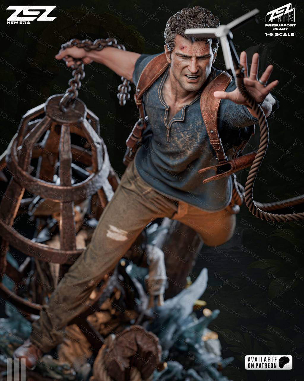 P站图纸印象馆 ZEZ STUDIOS 神秘海域 内森·德雷克 ZEZ STUDIOS 神秘海域 内森·德雷克