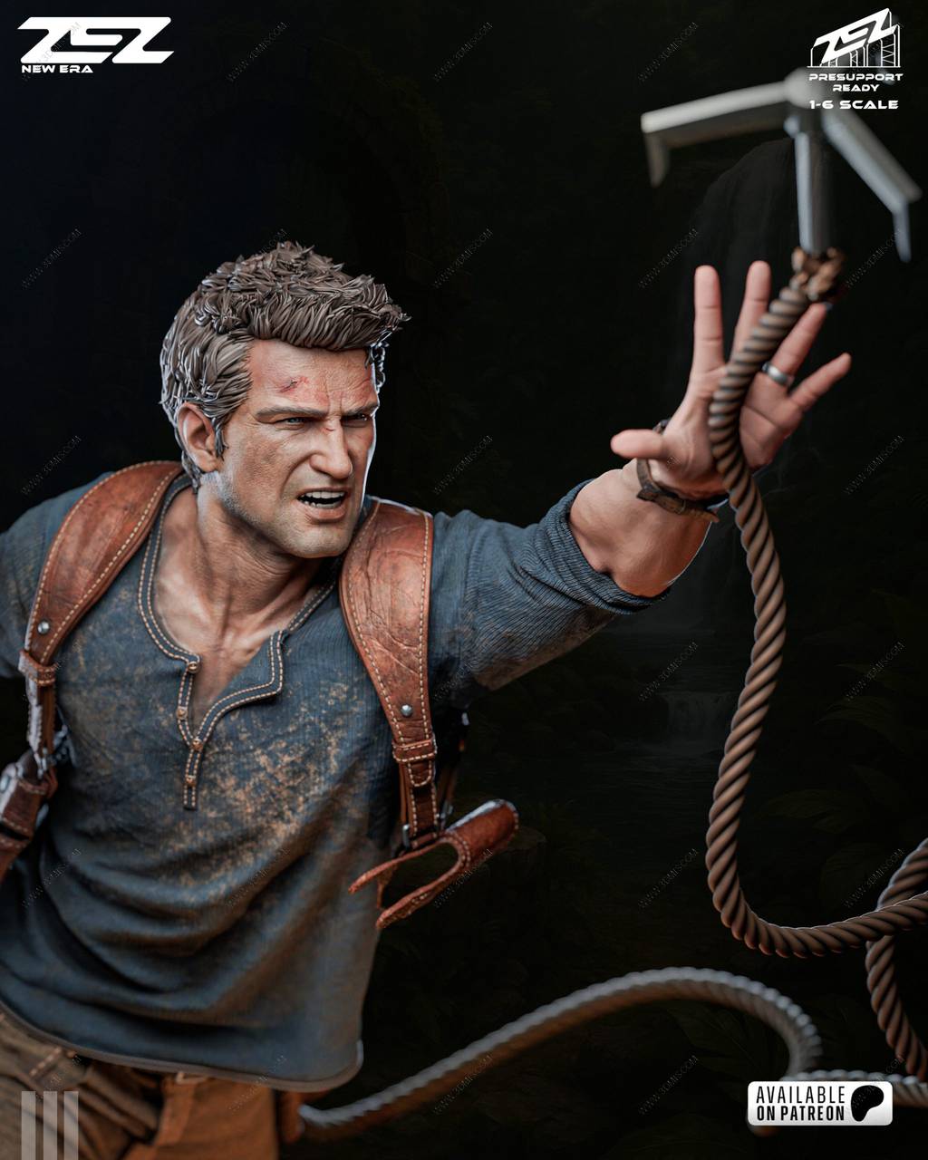 P站图纸印象馆 ZEZ STUDIOS 神秘海域 内森·德雷克 ZEZ STUDIOS 神秘海域 内森·德雷克