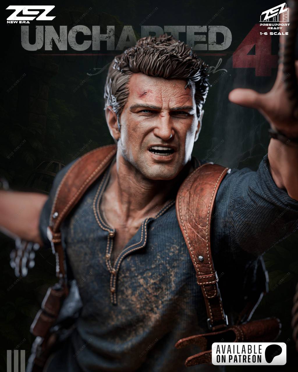 P站图纸印象馆 ZEZ STUDIOS 神秘海域 内森·德雷克 ZEZ STUDIOS 神秘海域 内森·德雷克