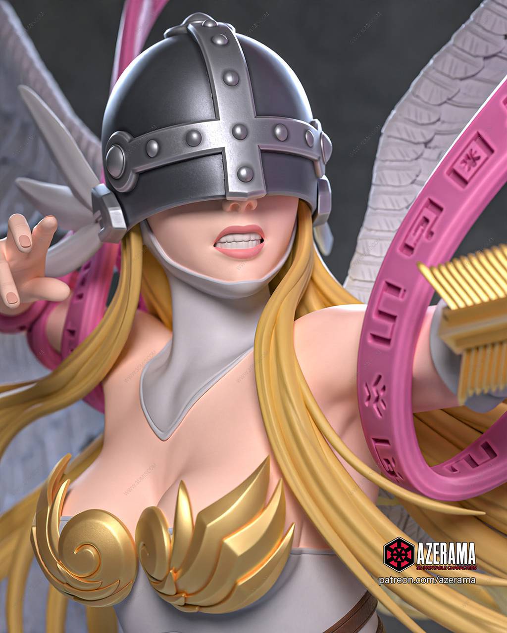 P站图纸印象馆 Azerama 数码宝贝 天女兽 Azerama 数码宝贝 天女兽