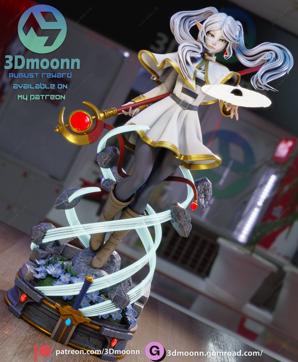 P站图纸印象馆 3Dmoonn 葬送的芙莉莲 芙莉莲 3Dmoonn 葬送的芙莉莲 芙莉莲