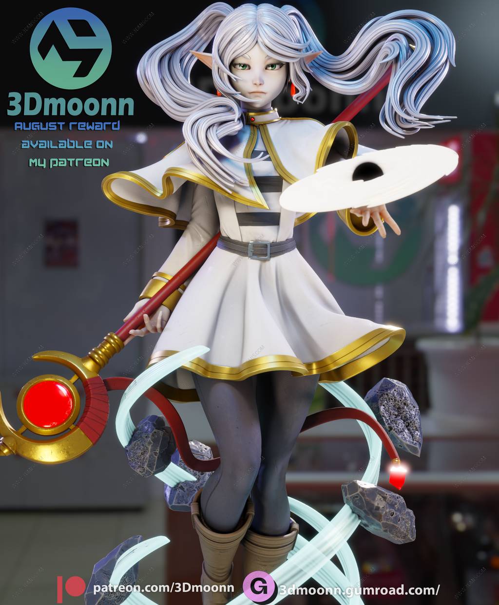 P站图纸印象馆 3Dmoonn 葬送的芙莉莲 芙莉莲 3Dmoonn 葬送的芙莉莲 芙莉莲