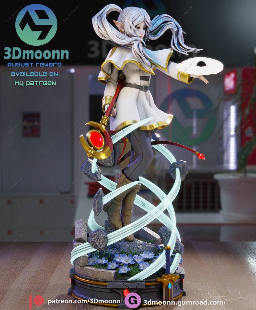 P站图纸印象馆 3Dmoonn 葬送的芙莉莲 芙莉莲 3Dmoonn 葬送的芙莉莲 芙莉莲