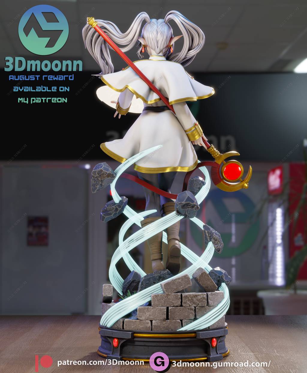 P站图纸印象馆 3Dmoonn 葬送的芙莉莲 芙莉莲 3Dmoonn 葬送的芙莉莲 芙莉莲