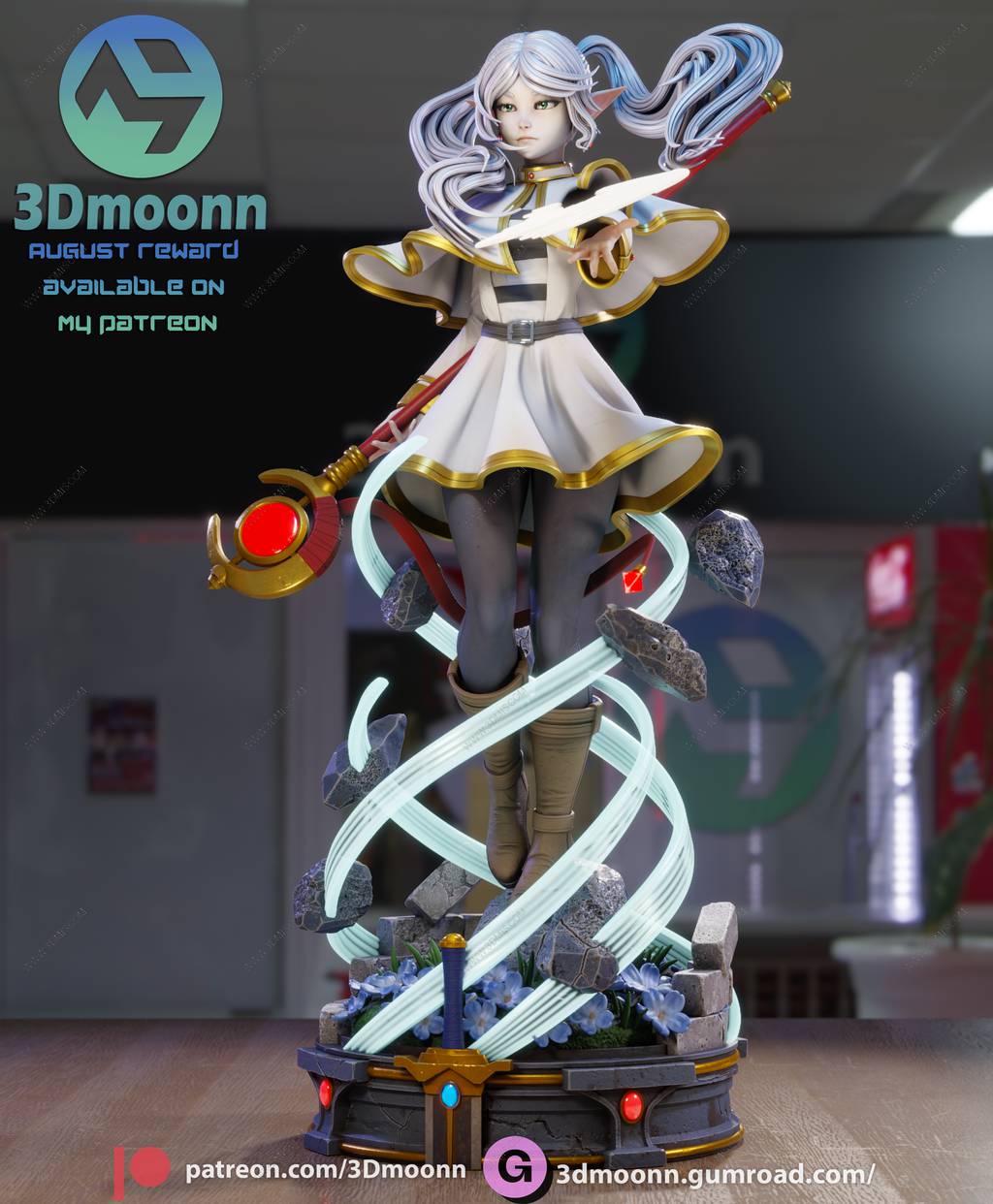 P站图纸印象馆 3Dmoonn 葬送的芙莉莲 芙莉莲 3Dmoonn 葬送的芙莉莲 芙莉莲