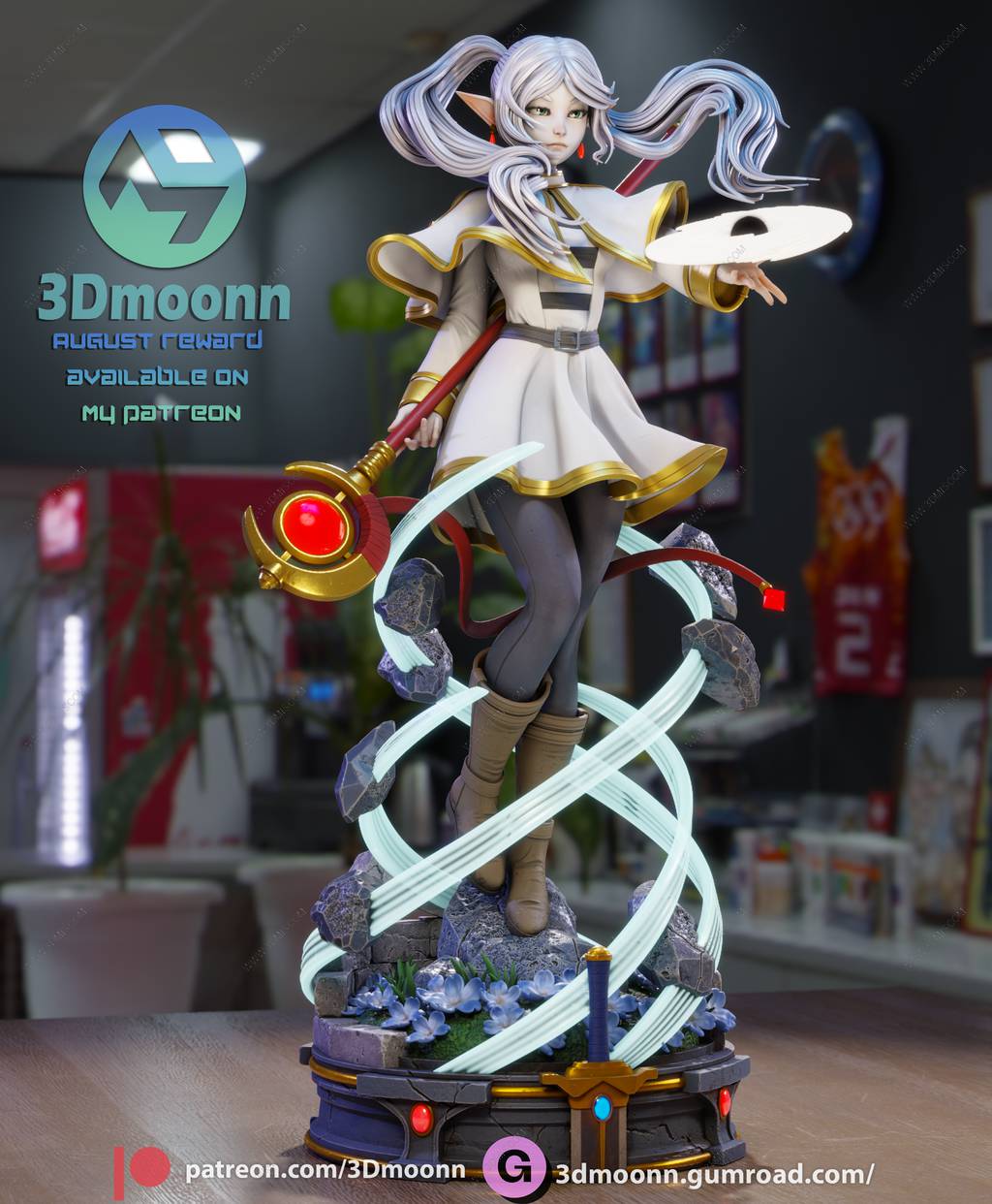 P站图纸印象馆 3Dmoonn 葬送的芙莉莲 芙莉莲 3Dmoonn 葬送的芙莉莲 芙莉莲