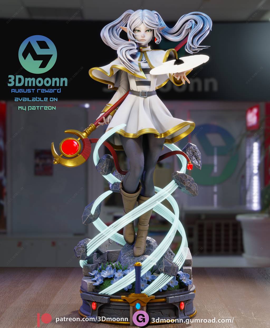 P站图纸印象馆 3Dmoonn 葬送的芙莉莲 芙莉莲 3Dmoonn 葬送的芙莉莲 芙莉莲