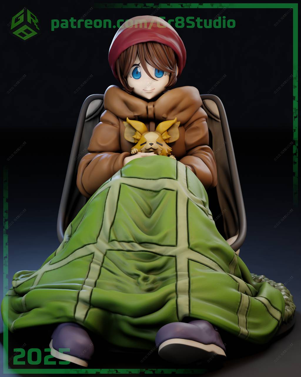 P站图纸印象馆 摇曳露营 齐藤惠那 摇曳露营 齐藤惠那