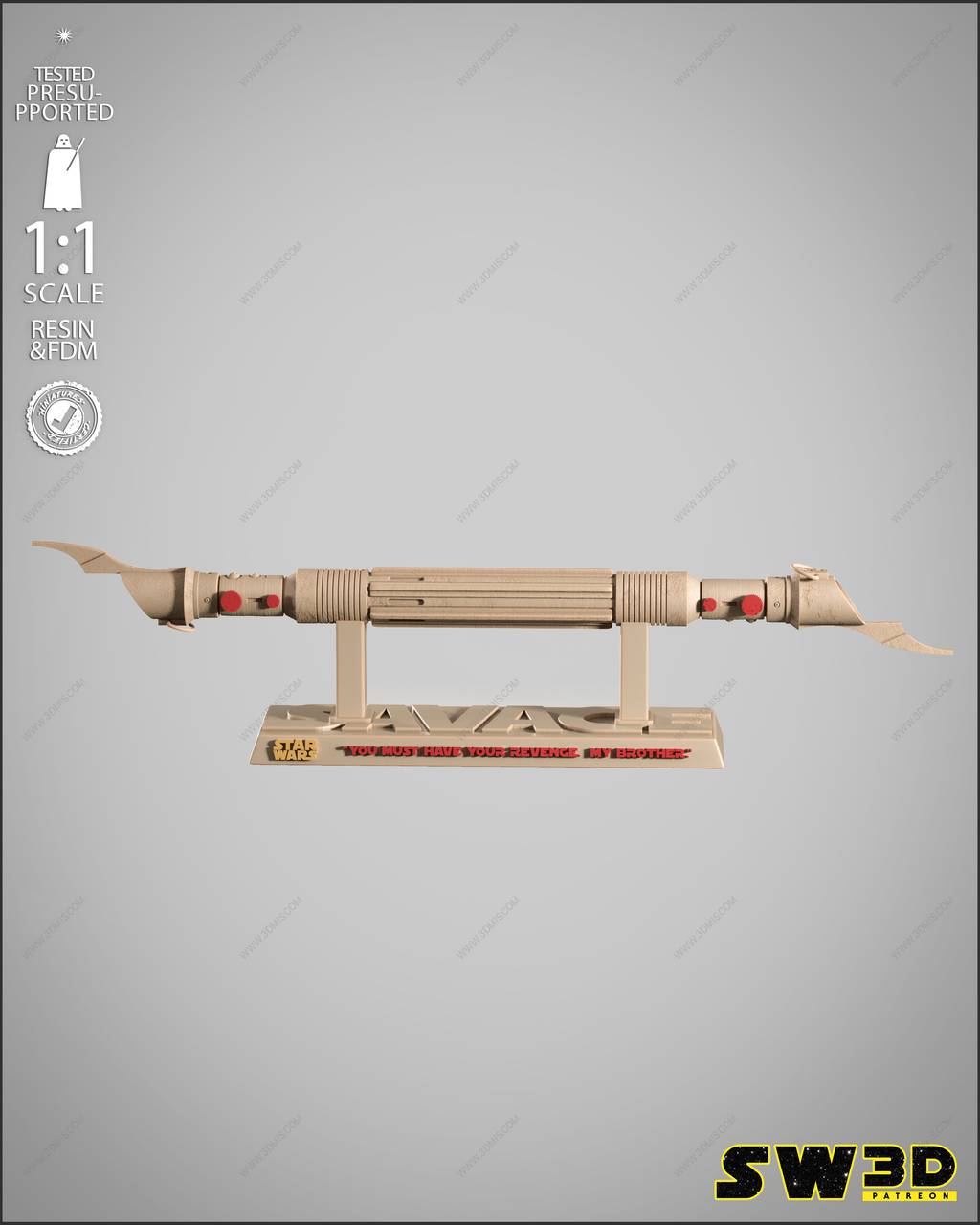 P站图纸印象馆 SW3D 星球大战 萨瓦奇·奥普雷斯的光剑 SW3D 星球大战 萨瓦奇·奥普雷斯的光剑