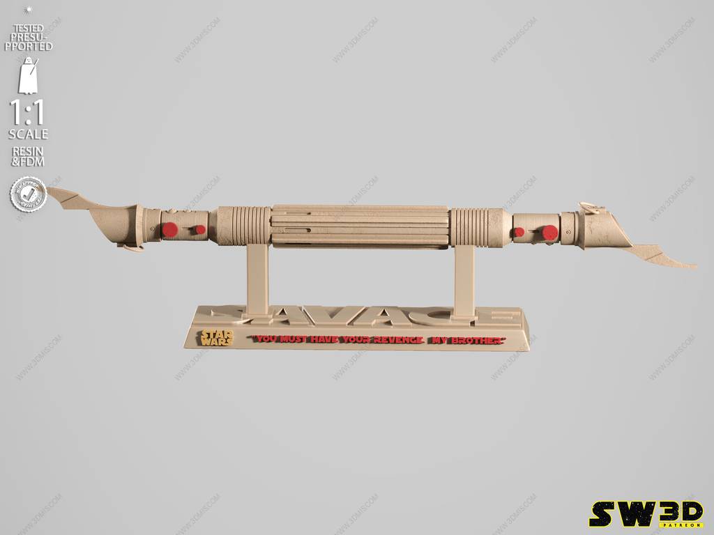 P站图纸印象馆 SW3D 星球大战 萨瓦奇·奥普雷斯的光剑 SW3D 星球大战 萨瓦奇·奥普雷斯的光剑