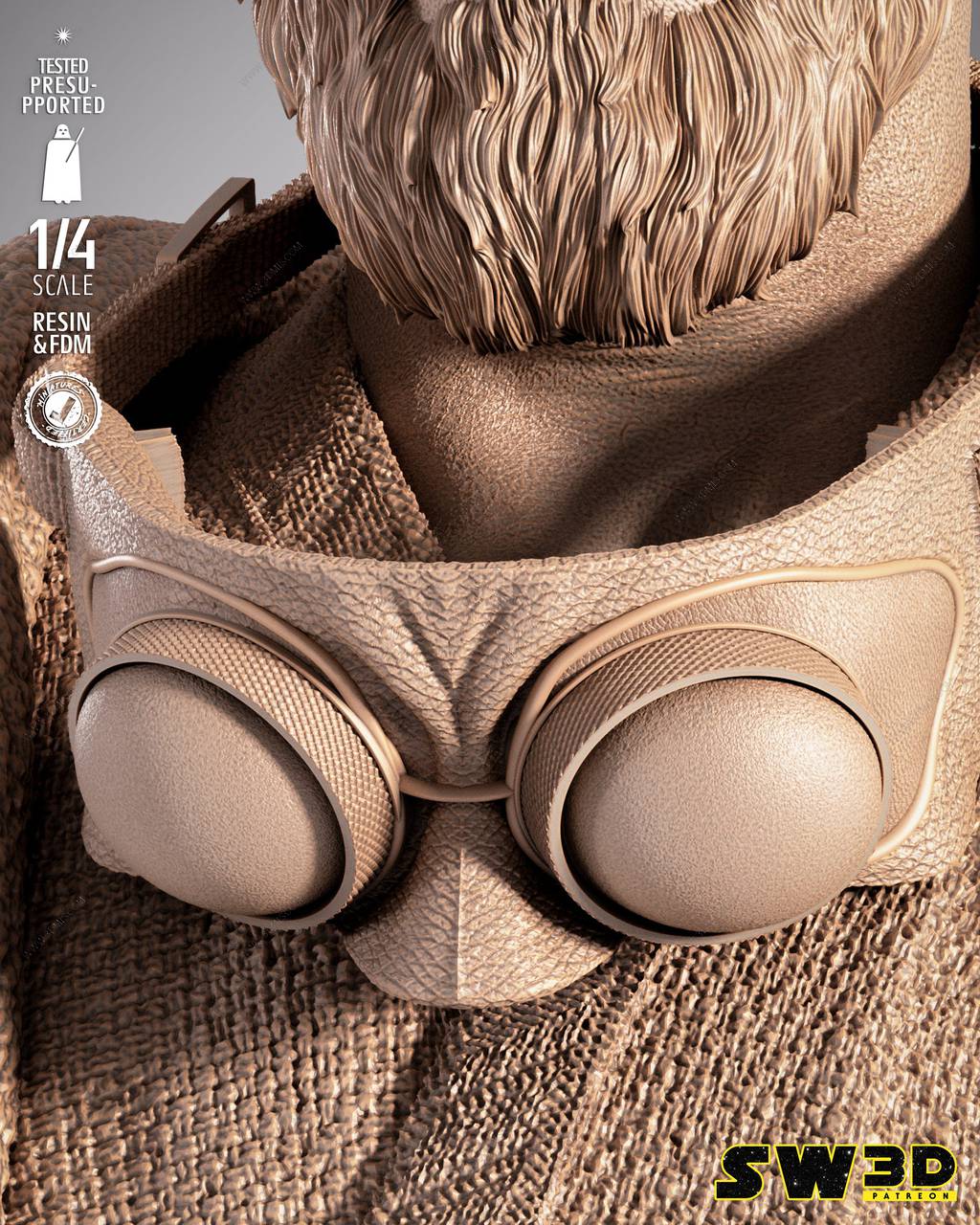 P站图纸印象馆 SW3D 星球大战 本·克诺比 SW3D 星球大战 本·克诺比