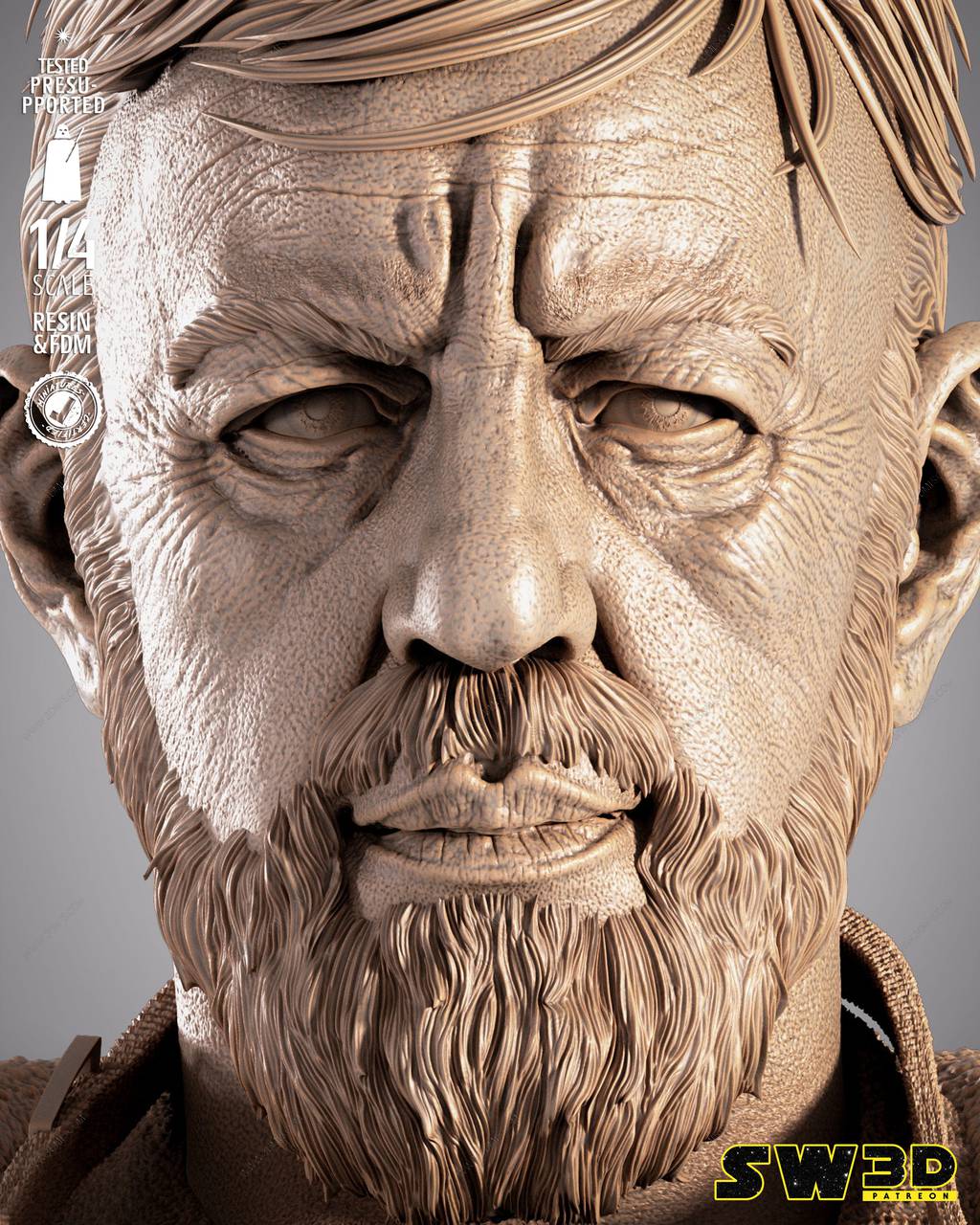 P站图纸印象馆 SW3D 星球大战 本·克诺比 SW3D 星球大战 本·克诺比