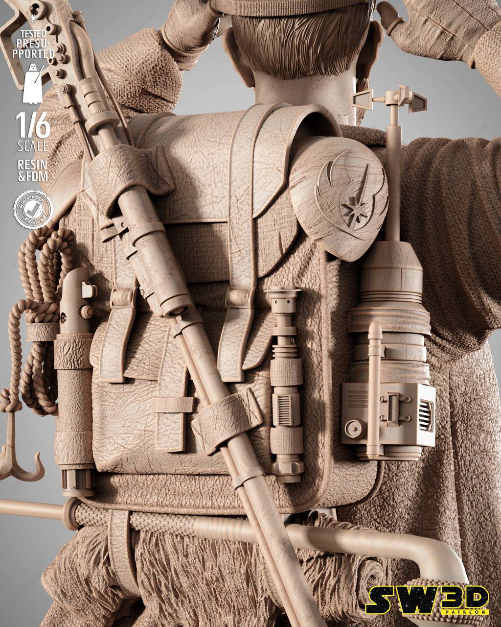 P站图纸印象馆 SW3D 星球大战 本·克诺比 SW3D 星球大战 本·克诺比