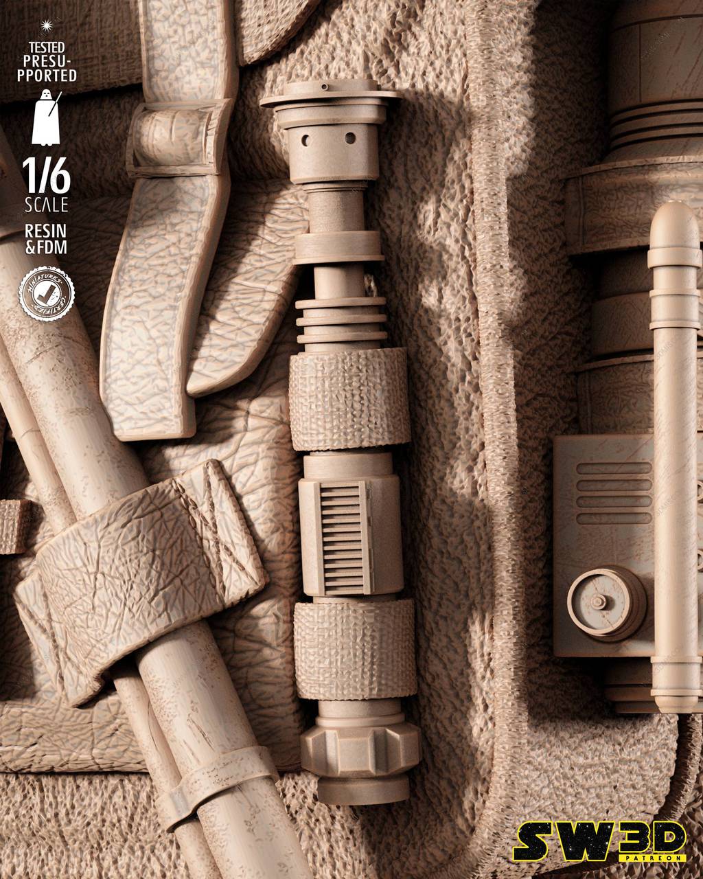 P站图纸印象馆 SW3D 星球大战 本·克诺比 SW3D 星球大战 本·克诺比