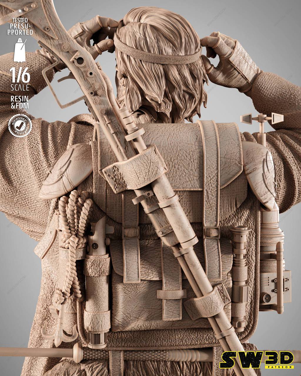 P站图纸印象馆 SW3D 星球大战 本·克诺比 SW3D 星球大战 本·克诺比